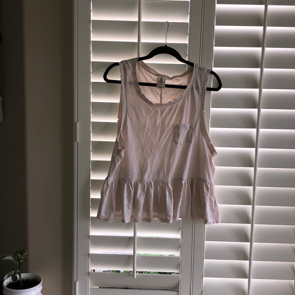 Free people ruffle bottom tank